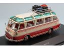 Schuco SH2925 SETRA S6 BEIGE/RED 1:43 Modellino