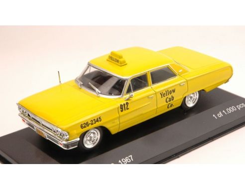 White Box WB175 FORD GALAXIE 500 1967 NEW YORK TAXI 1:43 Modellino