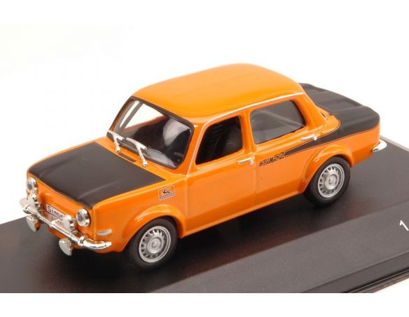 White Box WB168 SIMCA RALLY 2 1976 ORANGE/BLACK 1:43 Modellino