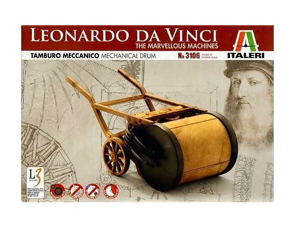 Italeri IT3106 TAMBURO AUTOMATICO LEONARDO DA VINCI Modellino