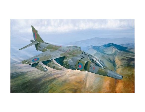 Italeri IT1278 HARRIER GR.3 FALKLAND KIT 1:72 Modellino