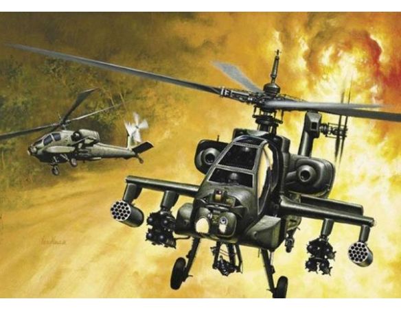 Italeri IT0159 AH-64 APACHE KIT 1:72 Modellino