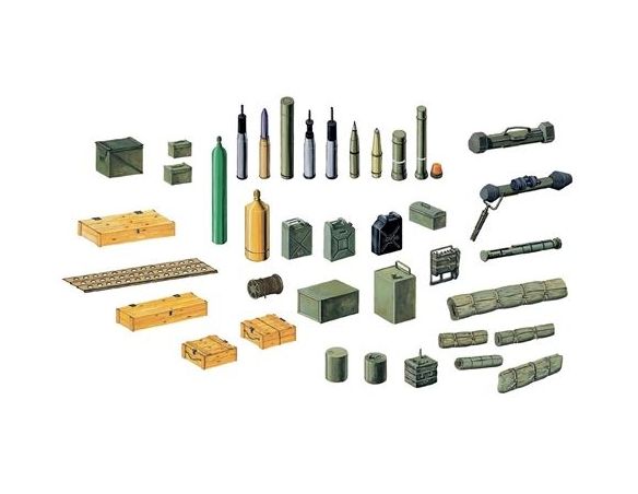 Italeri IT6423 MODERN BATTLE ACCESSORIES KIT 1:35 Modellino