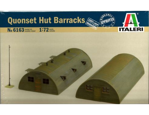 Italeri IT6163 QUONSET HUT BARRACK KIT 1:72 Modellino