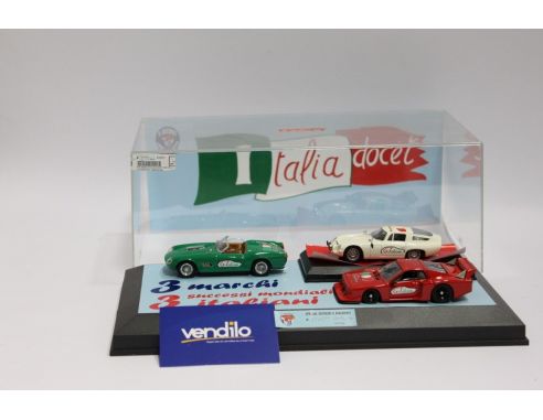 Club Bialbero MMCBA404 ITALIA DOCET 3 MODELLI COFANETTO 1/43 Modellino