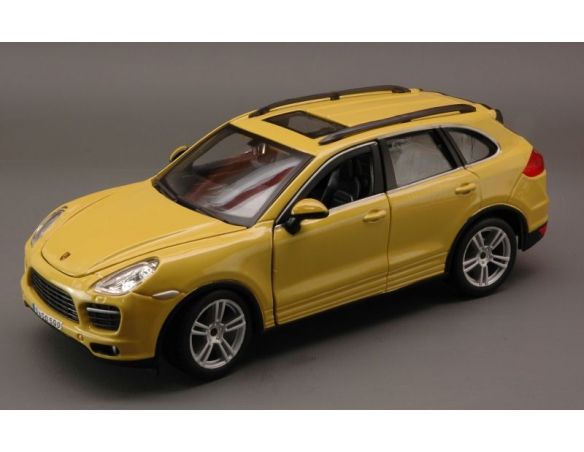 Bburago BU21056Y PORSCHE CAYENNE TURBO YELLOW 1:24 Modellino