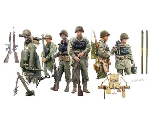 Italeri IT6522 U.S. INFANTRY ON BOARD KIT 1:35 Modellino
