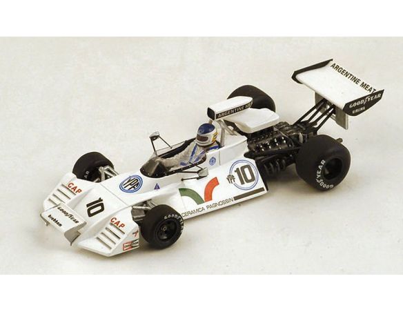 Spark Model S4343 BRABHAM BT42 C.REUTEMANN 1973 N.10 3rd US GP 1:43 Modellino