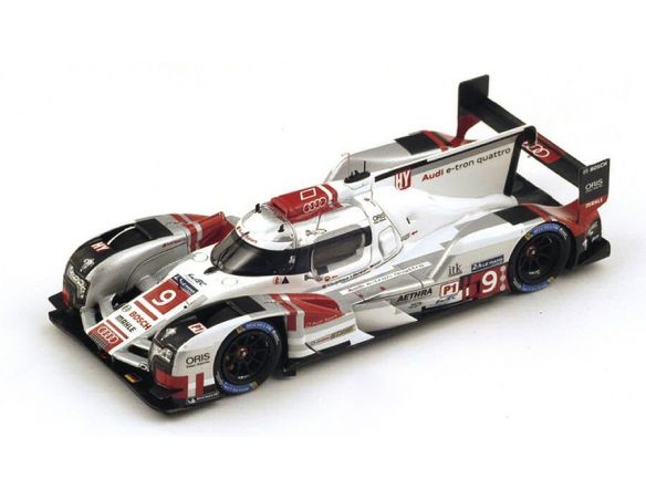 Spark Model S4635 AUDI R18 N.9 7th LM 2015 ALBUQUERQUE-BONANOMI-RAST 1:43 Modellino