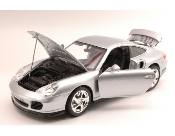 Bburago BU12030S PORSCHE 911 TURBO 2000 SILVER 1:18 Modellino