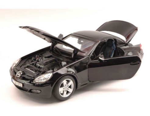 Maisto MI31687BK MERCEDES SLK HARD TOP 2003 BLACK 1:18 Modellino