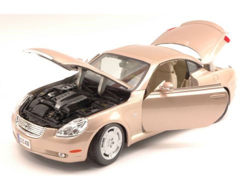 Maisto MI31658G LEXUS SC 430 COUPE' 2000 GOLD 1:18 Modellino