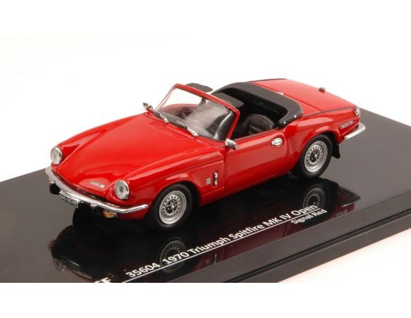 Vitesse VE35604 TRIUMPH SPITFIRE MK IV OPEN 1970 RED 1:43 Modellino