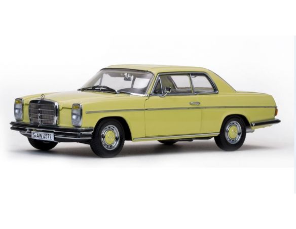SunStar SS4577 MERCEDES STRICH 8 COUPE' 1968 PASTEL YELLOW 1:18 Modellino