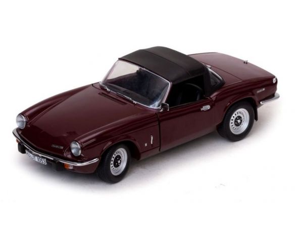 SunStar SS1053 TRIUMPH SPITFIRE MK V CLOSED CONVERTIBLE 1970 AMARANT 1:18 Modellino