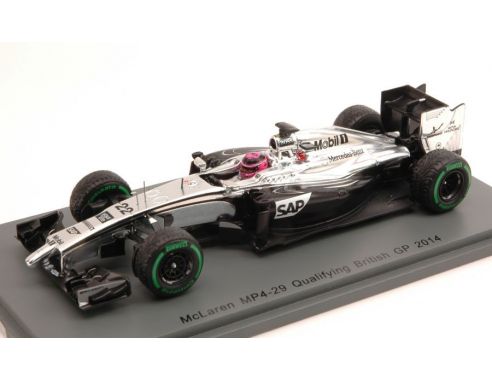 Spark Model S4629 MC LAREN MP4-29 J.BUTTON 2014 QUALIFYNG BRITISH GP 1:43 Modellino