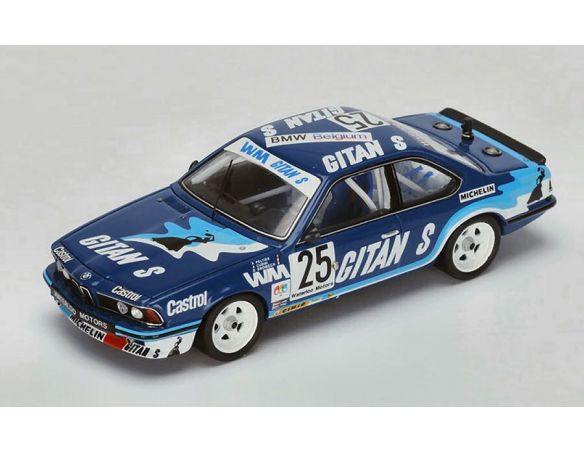 Spark Model SB065 BMW 635 CSi N.25 RETIRED 24H SPA 1983 A.CUDINI-D.SNOBECK-A.PELTIER 1:43 Modellino