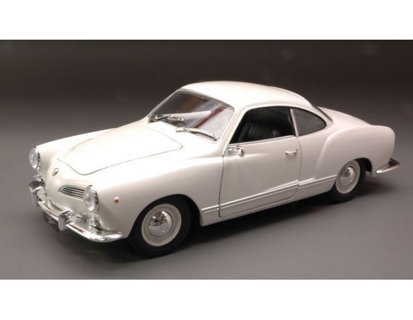 Welly WE3685 VW KARMANN GHIA COUPE' 1959 WHITE 1:18 Modellino