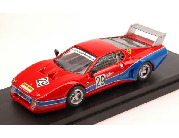 Best Model BT9613 FERRARI 512 BB LM N.29 9th 6 H MUGELLO 1981 G.DEL BUONO-O.GOVONI 1:43 Modellino