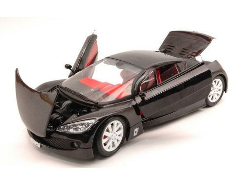Solido SL8147BK PEUGEOT RC CARREAU 2002 BLACK 1:18 Modellino