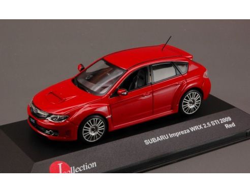 J-Collection JC078 SUBARU IMPREZA WRX 2,5 STI 2009 RED 1:43 Modellino
