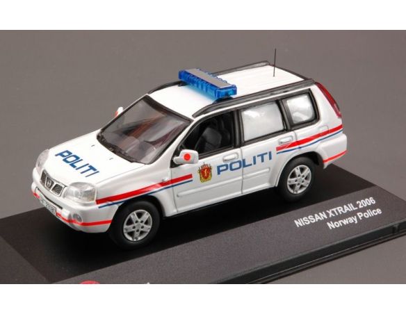 J-Collection JC089 NISSAN XTRAIL 2006 NORWAY POLICE 1:43 Modellino