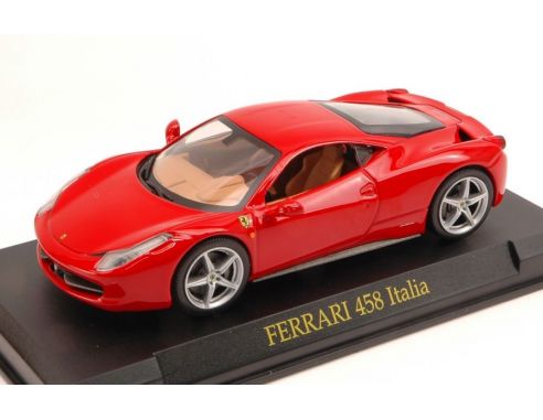 EDITORIA SPC211974 FERRARI 458 ITALIA 2009 RED BLISTER (SENZA CUPOLA) 1:43 Modellino