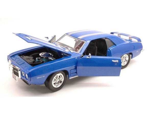 Yat Ming YM92368MB PONTIAC FIREBIRD TRANS AM 1969 BLUE MET.1:18 Modellino