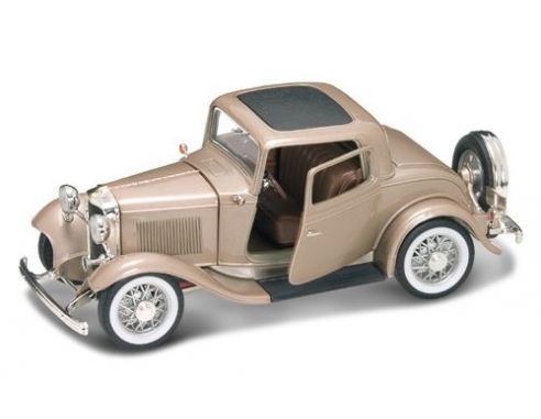 Yat Ming YM92248GT FORD 3 WINDOW COUPE' 1932 GOLD 1:18 Modellino
