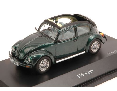 Schuco SH3878 VW KAFER OPEN AIR GREEN 1:43 Modellino