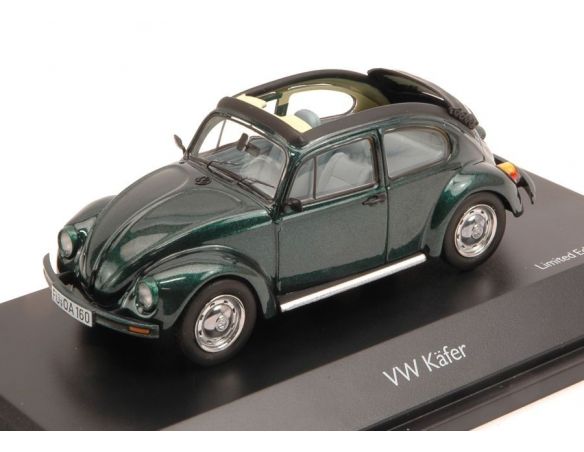 Schuco SH3878 VW KAFER OPEN AIR GREEN 1:43 Modellino