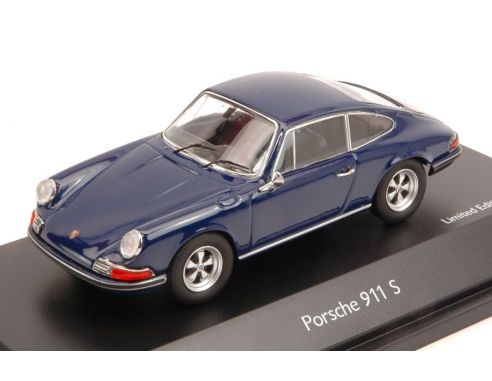 Schuco SH3675 PORSCHE 911 S BLUE 1:43 Modellino