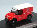 Schuco SH2958 HANOMAG KOMMISSBROT REICHSPOST RED W/WHITE ROOF 1:43 Modellino