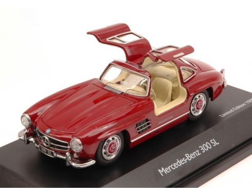 Schuco SH2495 MERCEDES 300SL 1954 BORDEAUX 1:43 Modellino