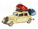 Schuco SH2270 MERCEDES 170V 1946 MIT 2x BRUTSCH MOPETTA 1:43 Modellino