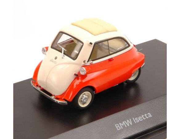 Schuco SH2116 BMW ISETTA ORANGE/BEIGE 1:43 Modellino