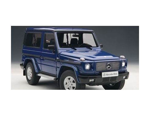 Auto Art / Gateway AA76114 MERCEDES G500 SWB 1998 BLUE 1:18 Modellino