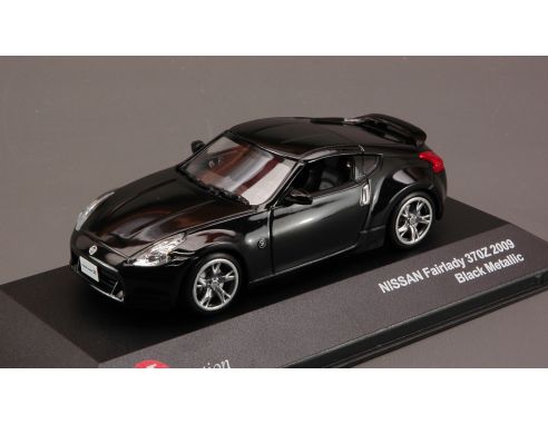 J-Collection JC153 NISSAN FAIRLADY 370Z 2009 BLACK METALLIC 1:43 Modellino