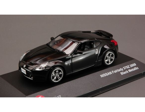 J-Collection JC153 NISSAN FAIRLADY 370Z 2009 BLACK METALLIC 1:43 Modellino