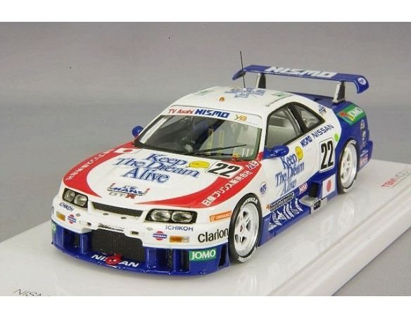 True Scale Miniatures TSM154343 NISSAN SKYLINE GT-R N.22 10th LM 1995 FUKUYAMA-KONDO-KASUYA-SHUNJI 1:43 Modellino