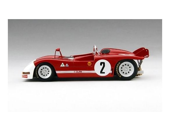 True Scale Miniatures TSM154310 ALFA ROMEO 33/3 N.2 2nd TARGA FLORIO 1971 A.DE ADAMICH-G.VAN LENNEP 1:43 Modellino