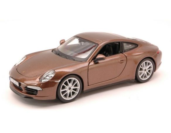 BBURAGO BU21065BW PORSCHE 911 CARRERA S 2012 BROWN 1:24 Modellino