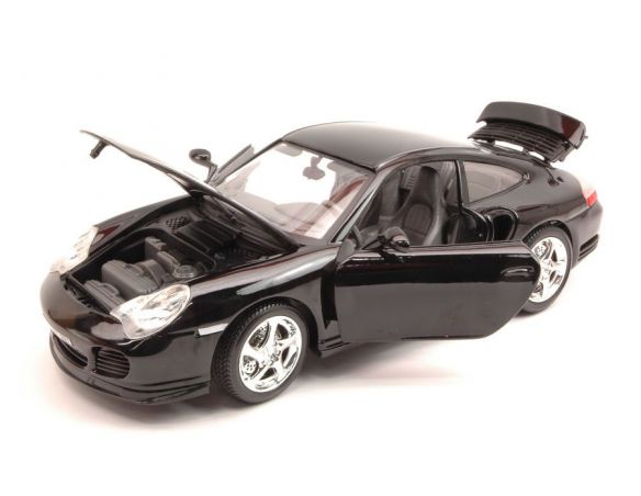 Bburago BU12030BK PORSCHE 911 TURBO 2000 BLACK 1:18 Modellino