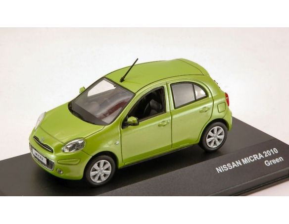 J-Collection JC201 NISSAN MICRA 2010 GREEN MET.1:43 Modellino