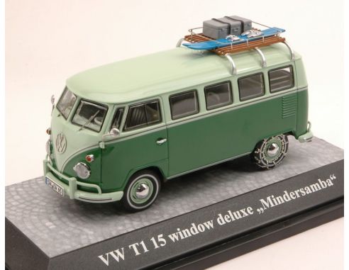Premium Classixx PREM13861 VW T1 MINDERSAMBA LIGHT GREEN/GREEN 1:43 Modellino