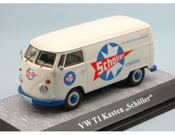 Premium Classixx PREM13804 VW T1 BOX WAGON SCHOLLER ICE CREAM 1:43 Modellino