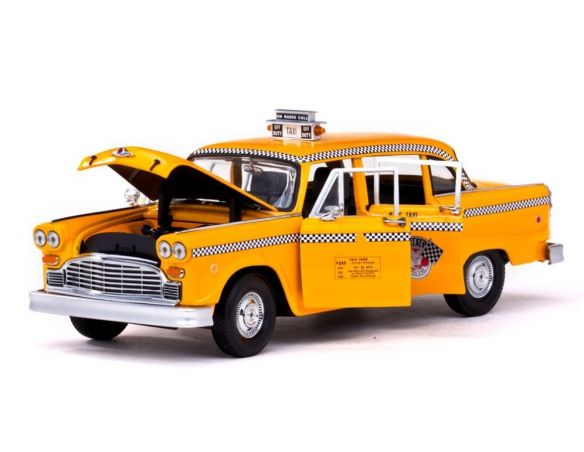 SunStar SS2501 CHECKER A11 1981 NEW YORK CAB TAXI 1:18 Modellino