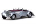 SunStar SS2402 HORCH 855 SPECIAL ROADSTER 1939 SILVER/DARK RED 1:18 Modellino
