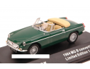 Triple 9 T9-10002 MG B CONVERTIBLE 1964 GREEN 1:43 Modellino
