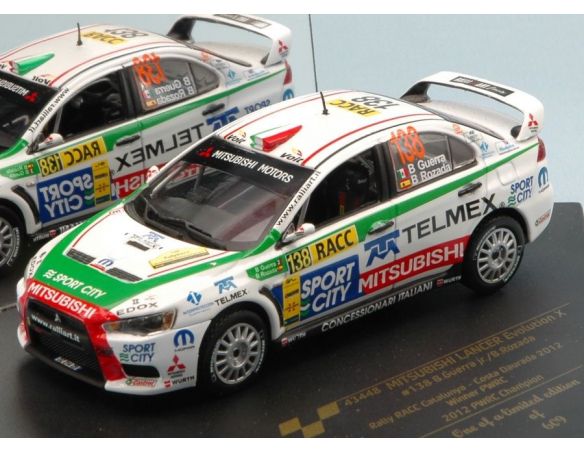 Vitesse VE43448 MITSUBISHI LANCER EVO X N.138 WINNER PWRC 2012 GUERRA-ROZADA 1:43 Modellino
